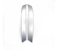 NOHEEU Kit Garniture Poignée Porte Intérieure Voiture Remplacement Pour BMW Série 5 E60 E61 2004-2006(Chrome-Rear 2pcs)