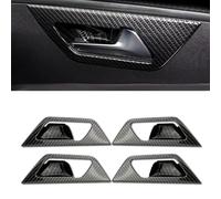 NOHEEU Poignée porte intérieure Accessoires De Voiture Poignée Porte Intérieure Cadre Cuvette Couvercle Autocollants Décoratifs Pour Peugeot 3008 5008 GT 2016-2023