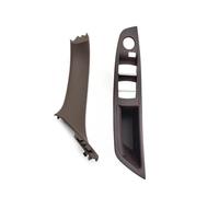 NOHEEU Poignée porte intérieure RHD - Couvercle Commutateur Fenêtre Porte Intérieure Voiture Conducteur Droit Panneau Poignée Pour BMW Série 5 F10 F11 F18 2010 2017