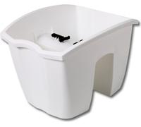 Nohel Garden Chest CROWN pour garde-corps en plastique 24x28cm