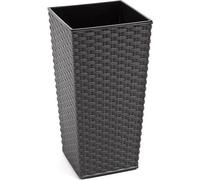 Nohel Garden Housse de pot de fleurs FINEZIA RATTAN plastique 40x40x75cm