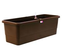 Nohel Garden Jardinière GARDENIE SMART plastique auto-arrosante Couleur : Terre cuite, Largeur : 80 cm