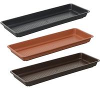 Nohel Garden Plateau de jardin GARDEN plastique Couleur : Anthracite, Largeur : 80 cm