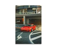 NOHF JDM Poster de voiture de sport pour Mazda RX7 - Art mural rétro esthétique - Décoration de chambre - Pour décoration de maison et de bureau - 30 x 45 cm - Sans cadre