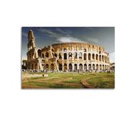 NOHF Poster panoramique du Colisée de Rome, Italie, voyage, tourisme, affiche d'art mural rétro esthétique décoration de chambre ou de bureau sans cadre 20 x 30 cm