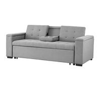 NOHO - Canapé convertible gris clair