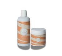 NOÏA HAIR - Coffret Duo Professionnel CURLY - Shampoing 500ml + Masque 500ml - Hydratation & Anti-Frisottis - Définition des Boucles - Cheveux Bouclés, Frisés et Crépus
