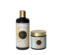 NOÏA HAIR - Coffret Duo Professionnel DETOX - Shampoing 500ml + Masque 500ml - Purifiant & Anti-Pelliculaire - Rééquilibrant Cuir Chevelu - Cheveux Gras ou à Pellicules