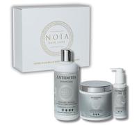 NOÏA HAIR - Coffret Luxe ANTIDOTES - Pack Trio Shampoing + Masque + Sérum - Probiotiques & Collagène - Routine Réparatrice Microbiome & Hydratation Profonde - Soin Capillaire Professionnel