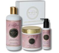 NOIA HAIR - Coffret Prestige Capillaire GAMME REMEDY - Trio Shampoing + Masque + Sérum Kératine & Biotine