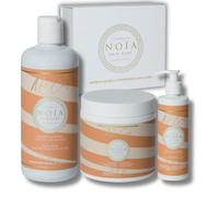NOÏA HAIR - Coffret Trio Professionnel CURLY - Shampoing 500ml + Masque 500ml + Sérum 250ml - Hydratation & Anti-Frisottis - Définition des Boucles - Cheveux Bouclés, Frisés et Crépus