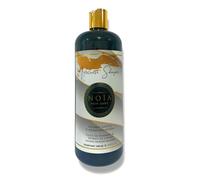 NOÏA HAIR - Shampoing Professionnel Sans Sulfates 1000ml + Brosse Brushing Offerte - VIRTUOSE Figue de Barbarie & Extrait de Caviar - Réparation Intense, Douceur & Brillance