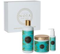 NOÏA HAIR - Trio Capillaire Professionnel VAHINÉ - Shampoing, Masque & Sérum - Nutrition & Hydratation - Monoï - Cheveux Secs, Ternes ou Déshydratés