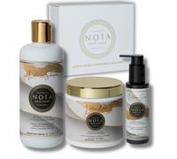 NOÏA HAIR - Trio Capillaire Professionnel VIRTUOSE - Shampoing 500ml + Masque 500ml + Sérum 100ml - Nutrition & Brillance - Figue de Barbarie & Caviar - Cheveux Secs ou Indisciplinés