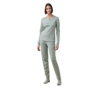 Noidinotte Pyjama Femme Chaud Coton Article Morning - L Vert