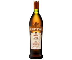Noilly Prat Ambré Vermouth, 16 % vol., 75 cl/750 ml, Apéritif Français Idéal pour Cocktail Martini, Composé de 13 Herbes Aromatiques et Épices dont la Rose, la Coriandre, la Cardamome et la Cannelle