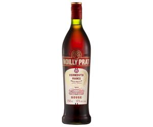 Noilly Prat Rouge Vermouth, 16 % vol., 75 cl/750 ml, Apéritif Français Idéal pour Cocktail Martini, Composé de 29 Herbes Aromatiques et Épices dont l’Orange Douce, la Cannelle et les Fèves de Cacao