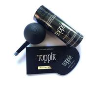 Noir 1 jeu - Toppik Poudre de repousse des cheveux KerBrian, Applicateur de fibres capillaires, Pompe de pulv