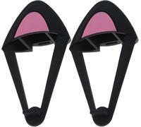 Noir - 1 paire d'écouteurs supra-auriculaires en silicone avec de jolies courroies décoratives réglables pour un casque de jeu vidéo en direct