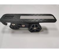 (Noir) 1 Pièce Marchepied De Voiture, Marchepied De Voiture Pliable, Pédale De Crochet De Verrouillage De Porte, Fonction De Marteau De Sécurité, Charge Max 450 Lbs Stable, Convient Pour Jeep, Suv, Rv