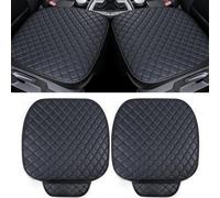 (noir, 2 Pack Font Seat) Automobiles Seat Covers Pu Leather Car Seat Cover Four Seasons Interior Seat Cushion Universal Protector