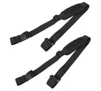 Noir 2 Pièces Dragonne de Sécurité Réglable pour Poussette Bébé | Polyester, Sangle pour Poussette et Bébé Confort, Usage en Boutique ou Promenade, Épaulette Épaisse