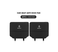 (Noir - 2 pièces) Tapis de siège arrière de voiture en cuir pour enfants, anti-coups de pied, anti-salissures,