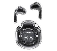 (Noir) 2025 ACEFAST T8 / AT8 Crystal (2) Écouteurs Bluetooth couleur, légers et sans fil, pour le travail