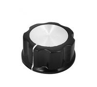 Noir 30mm Top Dia 6mm Arbre Potentiomètre Boutons de Contrôle du Volume MF-A04