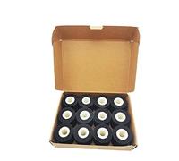 Noir 36x16mm 36x32mm 36x36mm 36x40mm 36x35mm 40x40mm rouleau d'encre de codeur de timbre chaud for 380 Machine de cachetage de codage Outil de bricolage(36mm*35mm(12pcs))