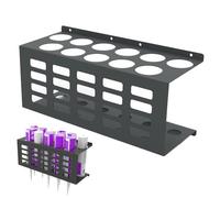 Noir 398x159x152 Mm Générique Rangement Pour Tubes De Calfeutrage Acier Support Mural Cartouche Silicone Organisateur De Mastic Pour Garage Avec Base Horizontale Support De Tubes De Ca