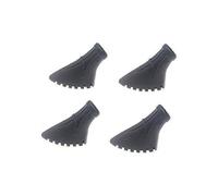 (noir) 4 pièces coussinets de marche en caoutchouc pour bâtons de randonnée et de marche coussinets