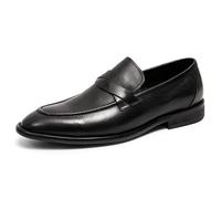 Noir,42 EU,Homme Chaussure Derby Oxford Chaussures Cuir Ville Lacets Mariage Dressing Business Cuir Vernis Chaussures Costume Brogue Respirant