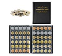 Noir 480 Pièces Classeur Monnaie de Paris Album et Pochette pour pièces de Monnaie Rangement pièces de Collection classeu BILLET