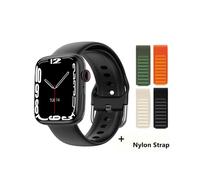 (Noir-4GS) NOUVELLE montre connectée 2025 9 Pro, véritable vis fixe, écran 49 mm, 2,19 pouces, ECG sans fil, chargement