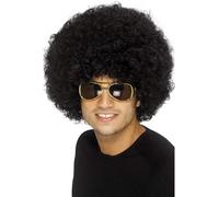 Noir 70s Perruque Afro Grand De Adultes Bou omédie Accessoire Déguisement