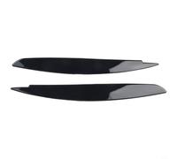 Noir ABS Phares Sourcils pour BMW Série 1 E87 E81 E82 E88 2004-2013, Moulures décoratives Couverture Anti-éblouissement