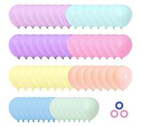 Noir Anniversaire Ballons de Baudruche Gonflable pour Mariage Halloween Remise de Diplômes Décorations Ballons Anniversaire Gonflables Helium pour Baudruche Multicolore