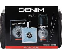 Noir - après-rasage 100 ml + spray déodorant 150 ml + pochette