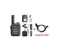 (noir avec câble) Wurui G63 Mini talkie-walkie portable Scanner Radio amateur Talkies-walkies pour la
