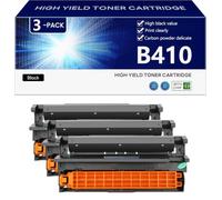 Noir B410/43979102 Bateau de Remplacement Haute Capacité pour OKI B410 B430 B440 MB460 MB470 MB480 Imprimantes ,Black-3 Pack