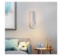 Noir blanc moderne mur LED lumières salon appliques couloir foyer lampe de chevet 330 angle réglable éclairage mural,suspension cuisine moderne