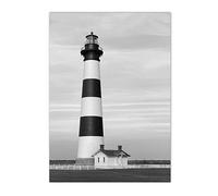 Noir Blanc Paysage Art Peinture Impressions sur Toile Pont Phare Baleine Queue Affiches Art Mural pour Salon Moderne Décor à La Maison (30 * 40cm sans Cadre,2)