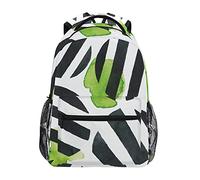 Noir Blanc Vert Oeuvre Bandoulière Sacs Cartable à Dos à Cartable Étudiants Sac pour Scolaire Filles Voyages Garçons