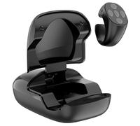 Noir Bluetooth Télécommande Bague de Défilement pour App Remote Ring Clicker, Anneau Tourne-Page Bluetooth de Doigt sans Fil, Contrôle à Distance pour Camera Enregistrement Vidéo à Distance