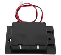 Noir Boîtier de Piles AA, 5 Piles Support pour Coffre-Fort Couvercle | Plastique Résistant, Maintien Sécurisé, Remplacement Facile dans Compartiment de Batterie, Installation Domestique
