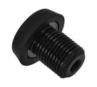 Noir Bouchon de Queue de Billard Big Head en Caoutchouc pour Protection | Installation Rapide Vis Sécurisée, Protège Queue de Billard Lors des Parties en Ligue et Entretien