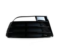 Noir Brillant Double Latte Pour VW Pour Scirocco R 2009-2014 Couvercle De Phare Antibrouillard Avant De Voiture Grille Inférieure Grille de pare-chocs(Right)