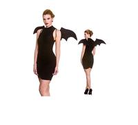 Noir Chauve-Souris Ailes Fille Adultes Accessoire Déguisement Halloween