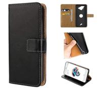 Noir Classique Coque Étui Crosscall Action X5 Housse Luxe Portefeuille Étui à rabat Housse Antichoc